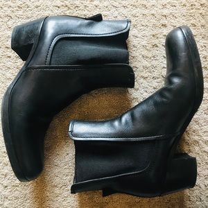 Jil Sander Black Leather Chelsea Boots